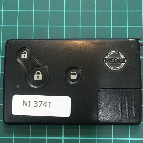 NI 3741 日産 セレナ ウイングロード プレサージュ ティーダ ティアナ等 リモコン キーレス 3B スライ 純正 4ボタン拍卖