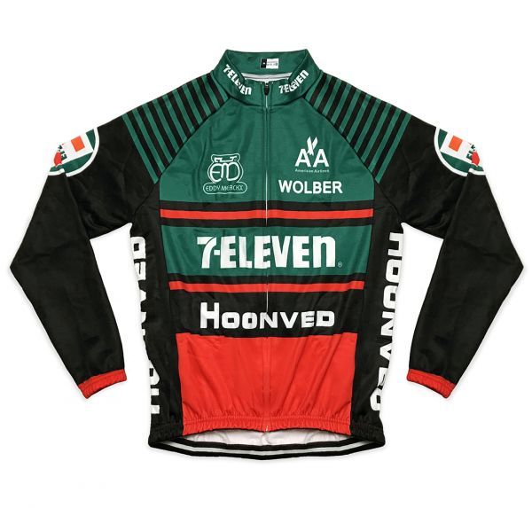 新品 長袖 サイクルジャージ レトロデザイン No46 L アメリカ フルジップ ウェア メンズ サイクリング フリース ロードバイク MTB拍卖