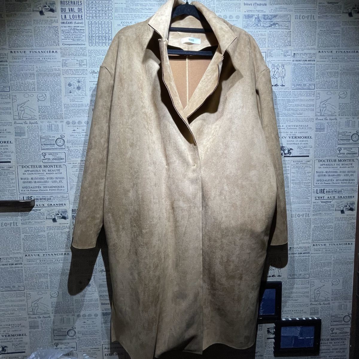 IEDIT イディット ロングコート size L拍卖