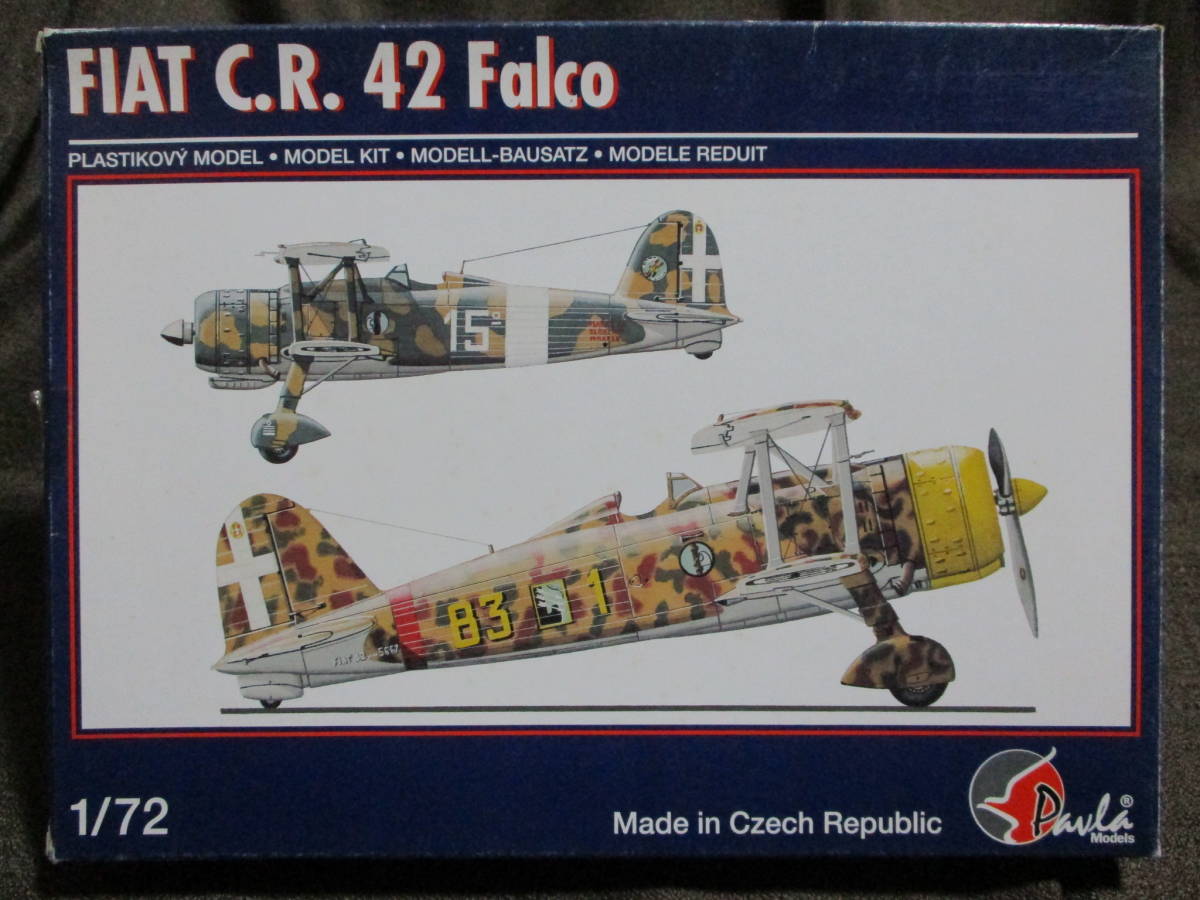 Pavla Models「FIAT C.R. 42 Falco」1/72 プラモデル/パブラモデルズ フィアット ファルコ 複葉戦闘機  管理:(B1-85拍卖