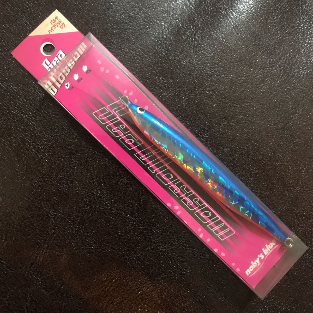 新品 シーブロッサム ノビーズブルー ジグミノー 海アメ 海サクラ 青物 シーバス ヒラマサ 平政 ブリ シイラ ヒラメ ハンドメイド 廃盤品拍卖