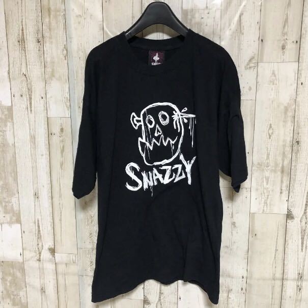 SNAZZY スナッジィ Tシャツ 黒 XL 美品 管理B1044拍卖