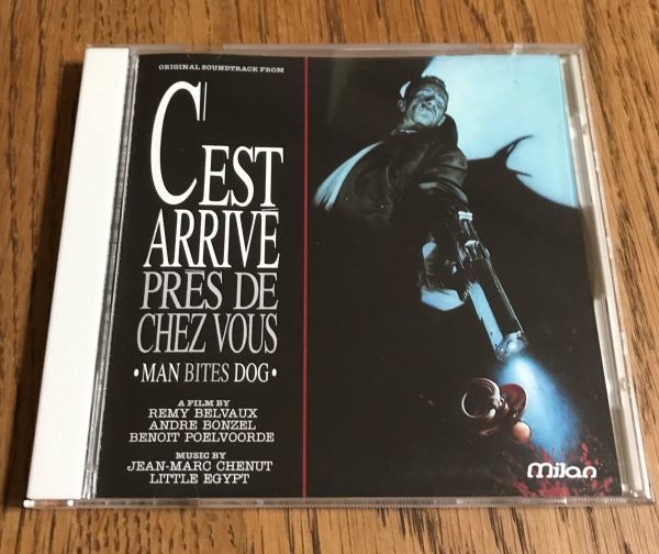 【サントラCD】映画 ありふれた事件 (MAN BITES DOG) 【日本盤】ジャン=マルク・シェニュ C'EST ARRIVE PRES DE CHEZ VOUS拍卖