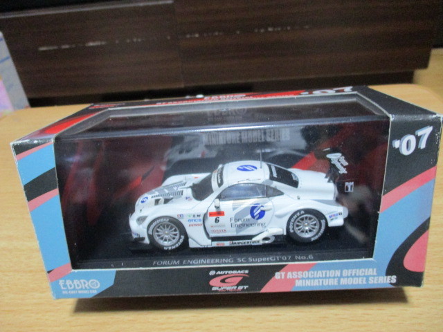 エブロ 1/43 「 フォーラムエンジニアリング SC430 」 #6 白 2007y スーパーGT 500 レクサス ・送料 500円 レターパック発送拍卖