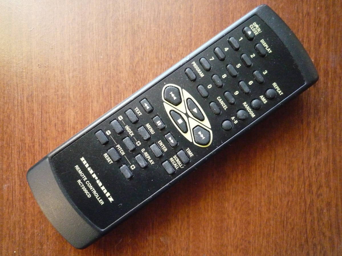 ◇Marantz CDプレーヤー CD7300用リモコン RC7300CD アキュフェーズMJエソテリック無線デノン金田ステレオ長岡管野管球江川福田寺岡拍卖
