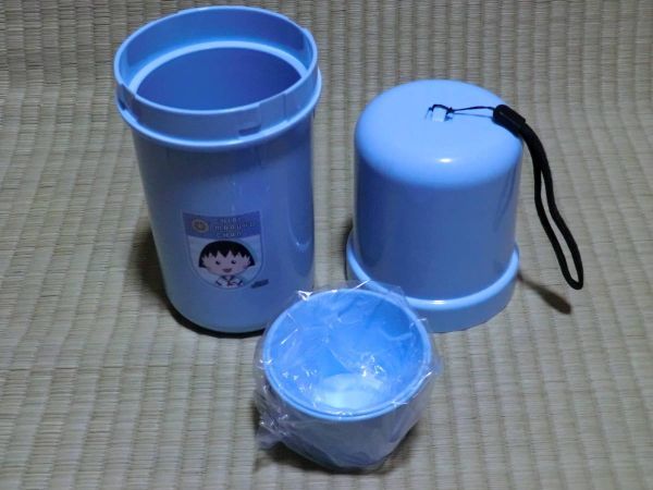 中古品 伊藤園 ちびまる子ちゃん 保冷ボトルケース(ブルー)拍卖