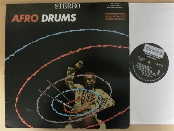 Cyril Jackson女性ボーカル・スモーキー・トライバル・ジャズ・グルーヴAfro-Drums LPアフロキューバンーバン カリビアンジャズ拍卖