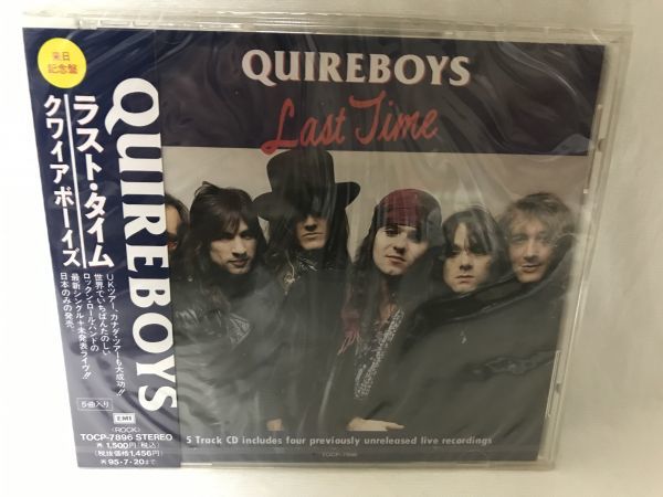 未開封品 クワイアボーイズ QUIREBOYS / ラストタイム LAST TIME /日本盤/DAMAGE CONTROL/WAYSTED/Spike/スパイク B56拍卖