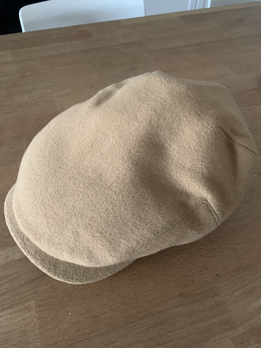【Wigens】ヴィゲーンズ ウール ハンチング 90427 帽子 57 クリーム色 エストニア製 薄茶拍卖