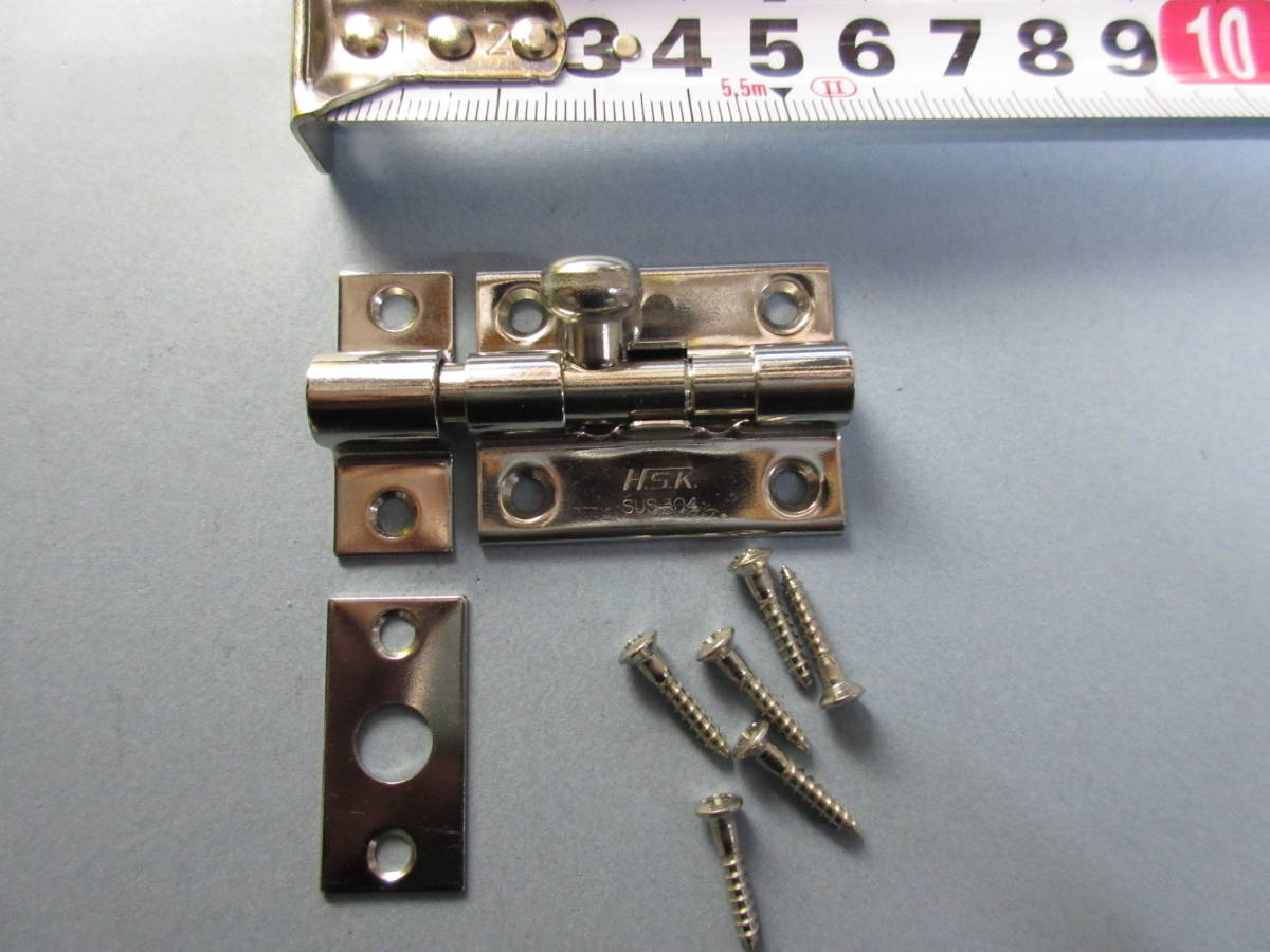 ステンレス/丸棒ラッチ/ラッチ/MK/MARIC/中/鍵/内鍵/開き戸/門扉 拍卖