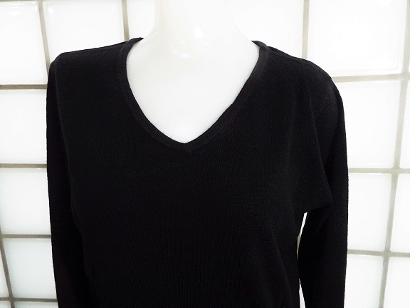 マーベラスバイピエロ ブラック Mサイズ カシミアタッチニット アクリル100% 新品 marvelous by pierrot 拍卖