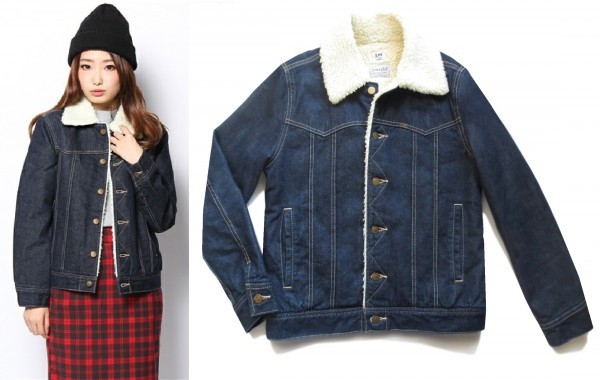 完売品 スナイデル 別注 LEE ボア デニム ランチ ジャケット F インディゴ モコモコ Gジャン拍卖