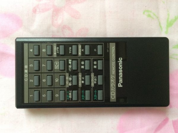 Panasonic★パナソニック★送料無料★純正★CDカラオケ用リモコン★RP-GA45★中古★動作品★返金保証あり拍卖