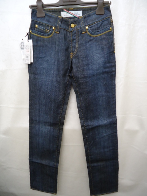 【KCM】zu-54-26★未使用★【MET/メット】ストレートジーンズ デニム 26インチ ネイビー系 レディース拍卖