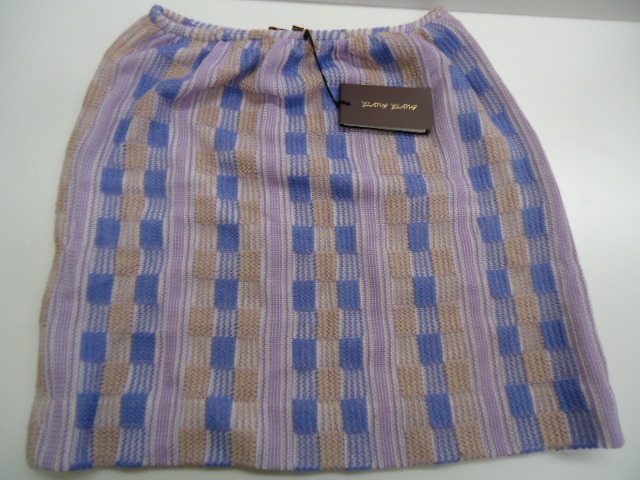 【KCM】jmc-lady16-S★未使用★【YLANG YLANG/イランイラン】ミニスカート 膝上 サイドジッパー S パープル系 レディース拍卖