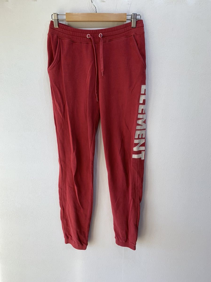 ELEMENT/エレメント パンツ Mサイズ 赤/レッド ビッグロゴ スケーター G418拍卖