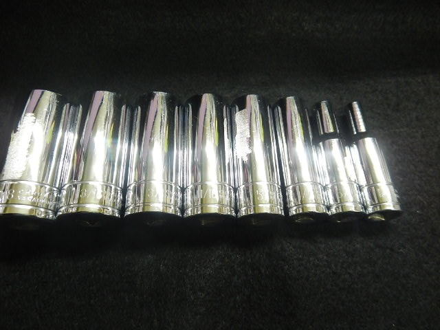 ・ <27123> K-TOOL インチ ディープ 8本セット ハーレ・アメ車拍卖