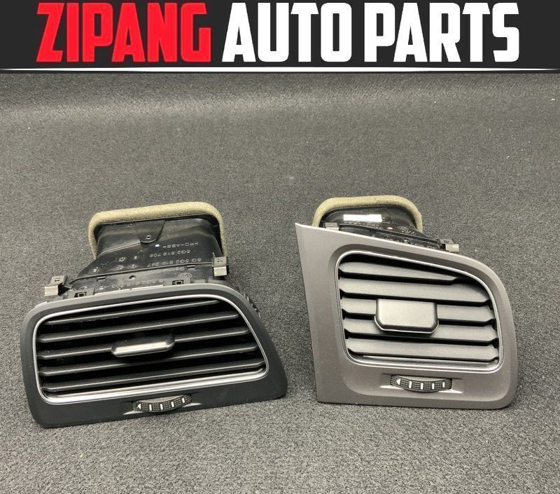 VW059 AU ゴルフ 7 TSI コンフォートL BMT フロント エアコン ダクト 吹き出し口 ★左右セット ◆グレー系 ★破損無し ○★即決★拍卖