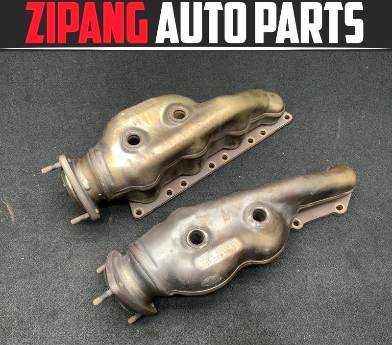 VW062 7L トゥアレグ V8 4WD AXQ エキマニ/エキゾースト マニホールド ★左右セット ◆077 253 034/033 T ★破損無し ◎ ★即決★拍卖