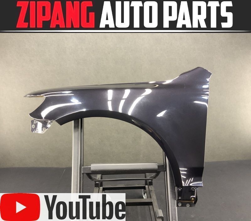 VW063 7L トゥアレグ V6 後期 樹脂製 左フロント フェンダー ◆LC9Z ブラックP 【動画有り】○ ★即決★拍卖