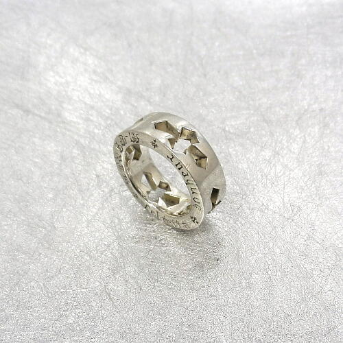 送料無料!クロス刻印の2wayシルバーリングorトップ!拍卖