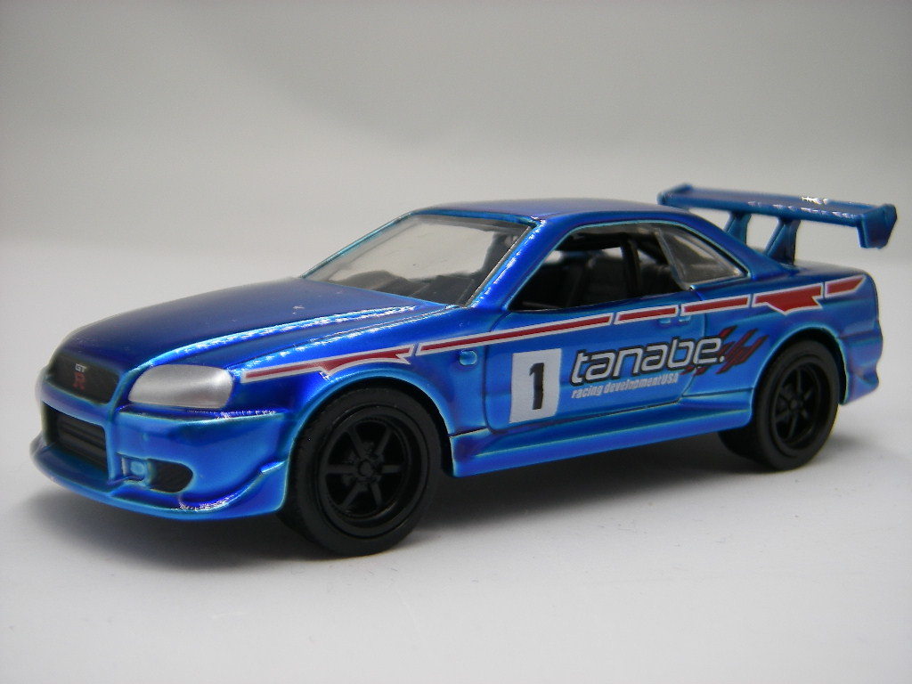 ジェイダ / R34 日産 スカイライン GT-R (青) ルース Jada Toys拍卖