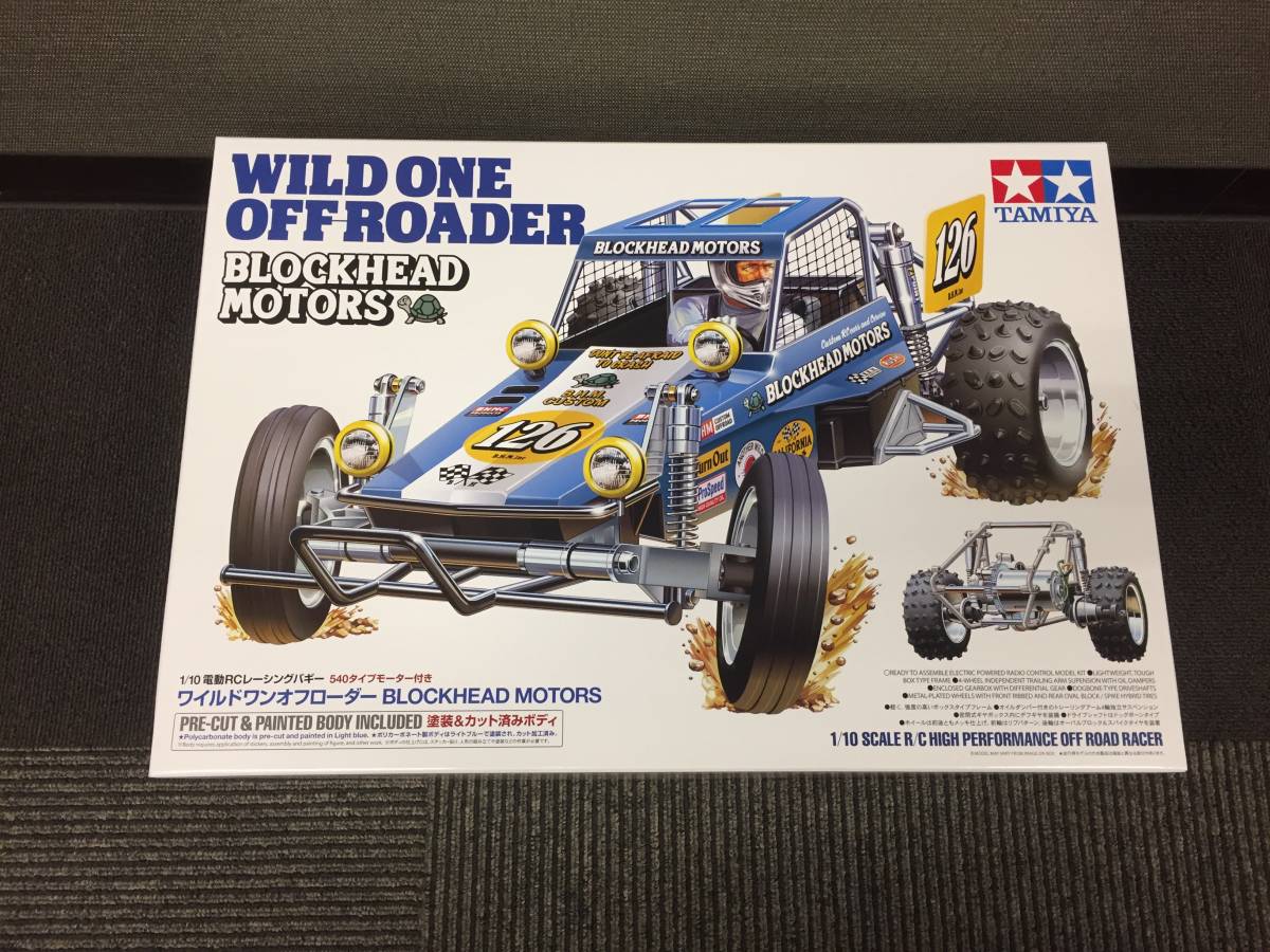 ★タミヤ★TAMIYA 1/10 RC 【新品】 ワイルドワンオフローダー BLOCKHEAD MOTORS 58695 未組立 ラジコン 即決あり拍卖
