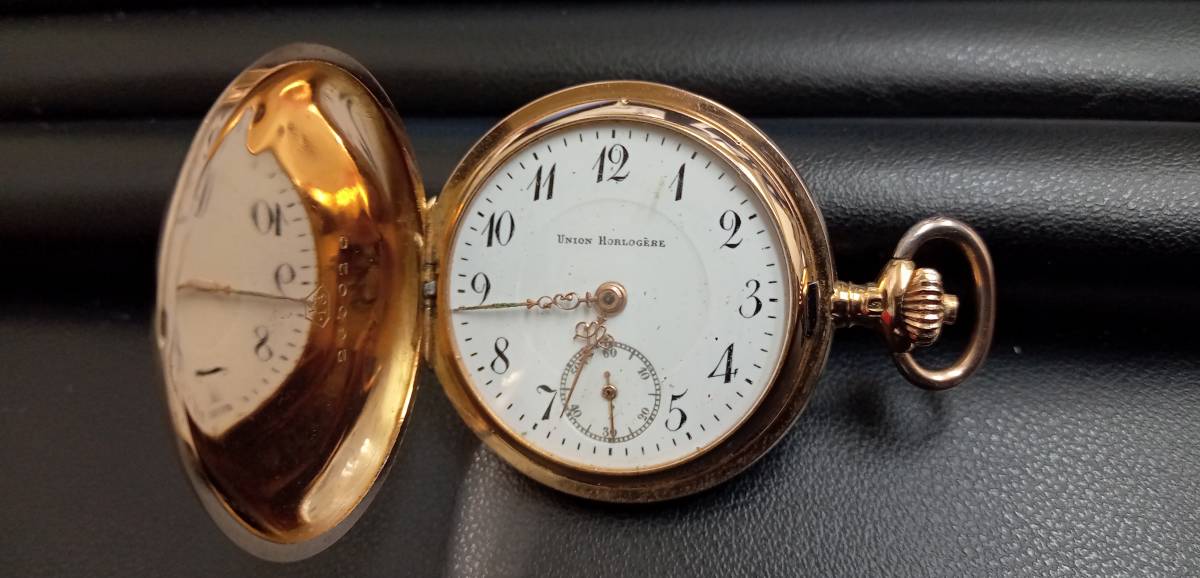 ◆ ユニオン・オルロジェール アンティーク懐中時計 ◆拍卖