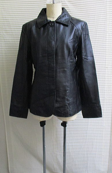 GARUDEROBE ラムレザー羊革ジャケット 黒 サイズM拍卖