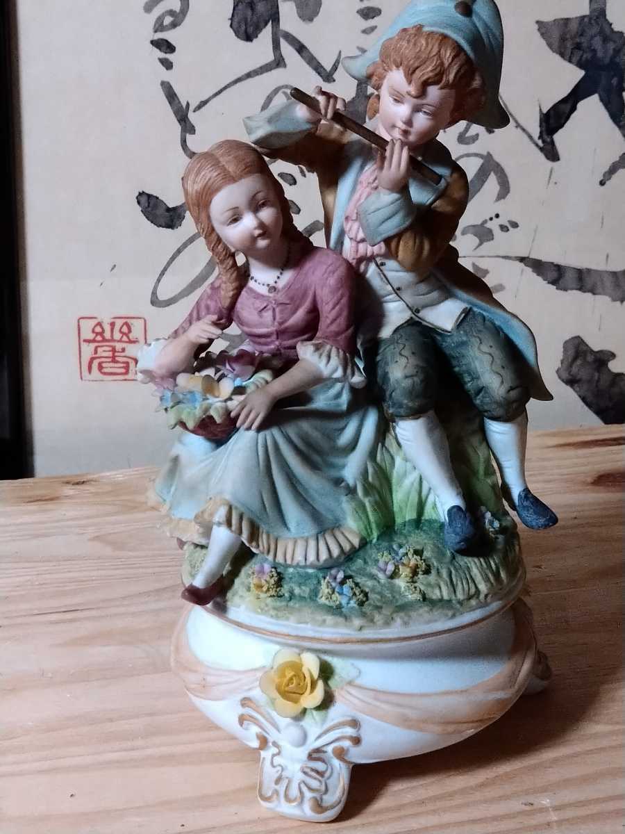 激レア!陶器人形!kowa!ビンテージ!置物!インテリア!コレクショングッズ!人形!雑貨!洋風!h2 拍卖