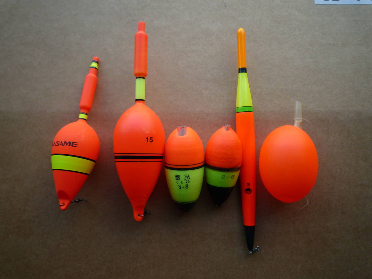 棒ウキ サビキ浮子 EVA浮子 まとめて 6本拍卖