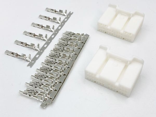 YO-872 【トヨタ ディスプレイオーディオ メス カプラー 端子 30PFS/28PFS 各端子*2】 検索用) MXPB10 MXPB15 MXPJ10 MXPJ15 ZVW51 ZVW55拍卖