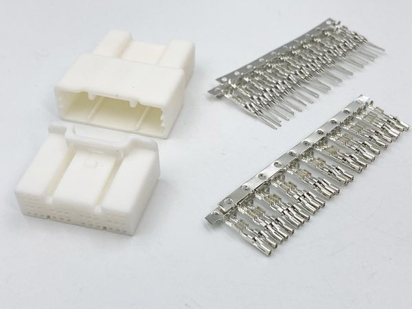 YO-877 【トヨタ ディスプレイオーディオ オス/メス カプラー 端子 30PS 端子*2】 送料無料 検索用) AXAH52 AXAH54 MXAA52 MXAA54拍卖