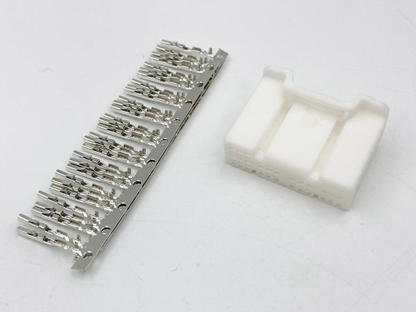 YO-878 【トヨタ ディスプレイオーディオ メス カプラー 端子 30PFS 端子*2】 ハーネス/テレビキャンセラー 製作に 補修 修理 カスタム拍卖