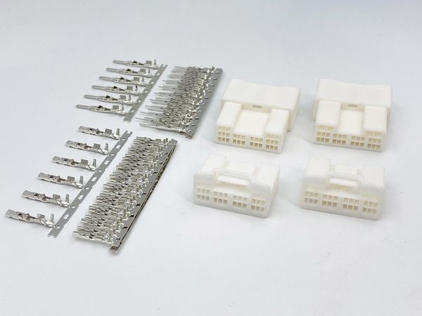 YO-871 【レクサス ディスプレイオーディオ オス/メス カプラー 端子 30PS/28PS 各端子*2】 送料込 検索用) IS300 IS350 IS300h MZAA10拍卖