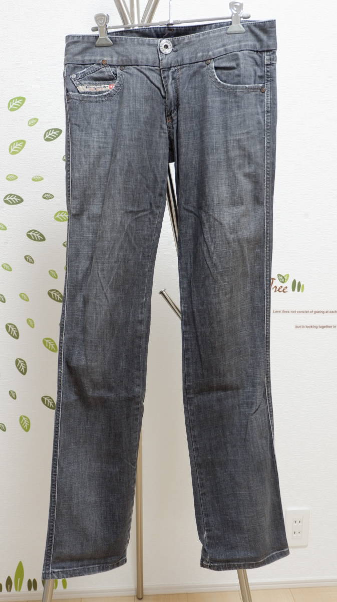 ◎税込特価◎DIESEL黒系27◎ストレート/スリム63デニム/ジーンズ★Used拍卖