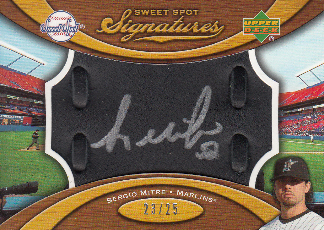 2007 UD 'SERGIO MITRE' SWEETSPOT SIGNATURES 23/25拍卖