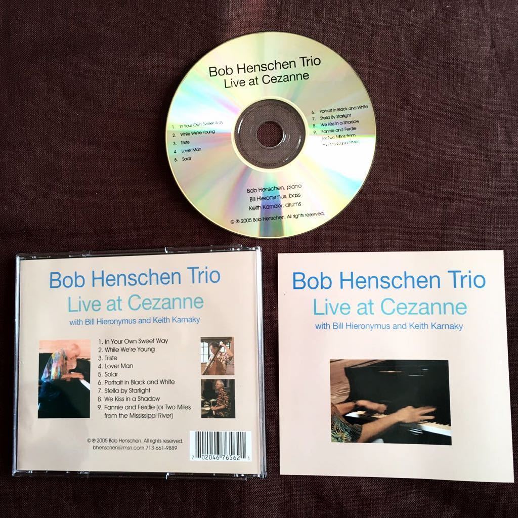 ボブ・ヘンシェン/ピアノ・トリオ/PIANO TRIO/ビル・ヒロエニムス/キース・カルナキッ/米国ベテラン・ジャズ・ピアノ名手/マイナー作品2005拍卖