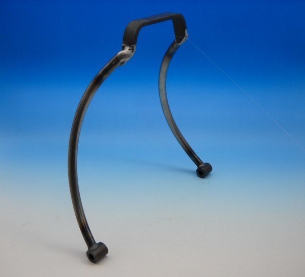 1ピース ラウンド 湾曲 フェンダーステー ストラット 丸ムク リジット チョッパー カスタム スチール製 無塗装 スッキリ拍卖