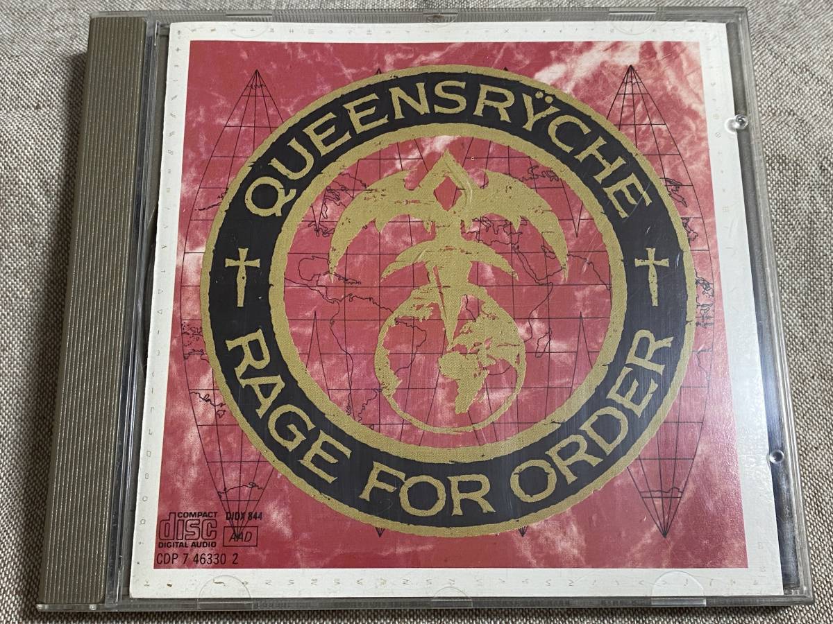 QUEENSRYCHE - RAGE FOR ORDER 初期UK盤 カラートレイ レア盤拍卖