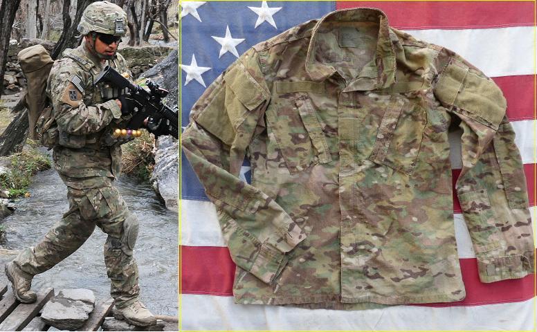 米軍実物 ARMY マルチカムジャケット S-R FR 190x拍卖