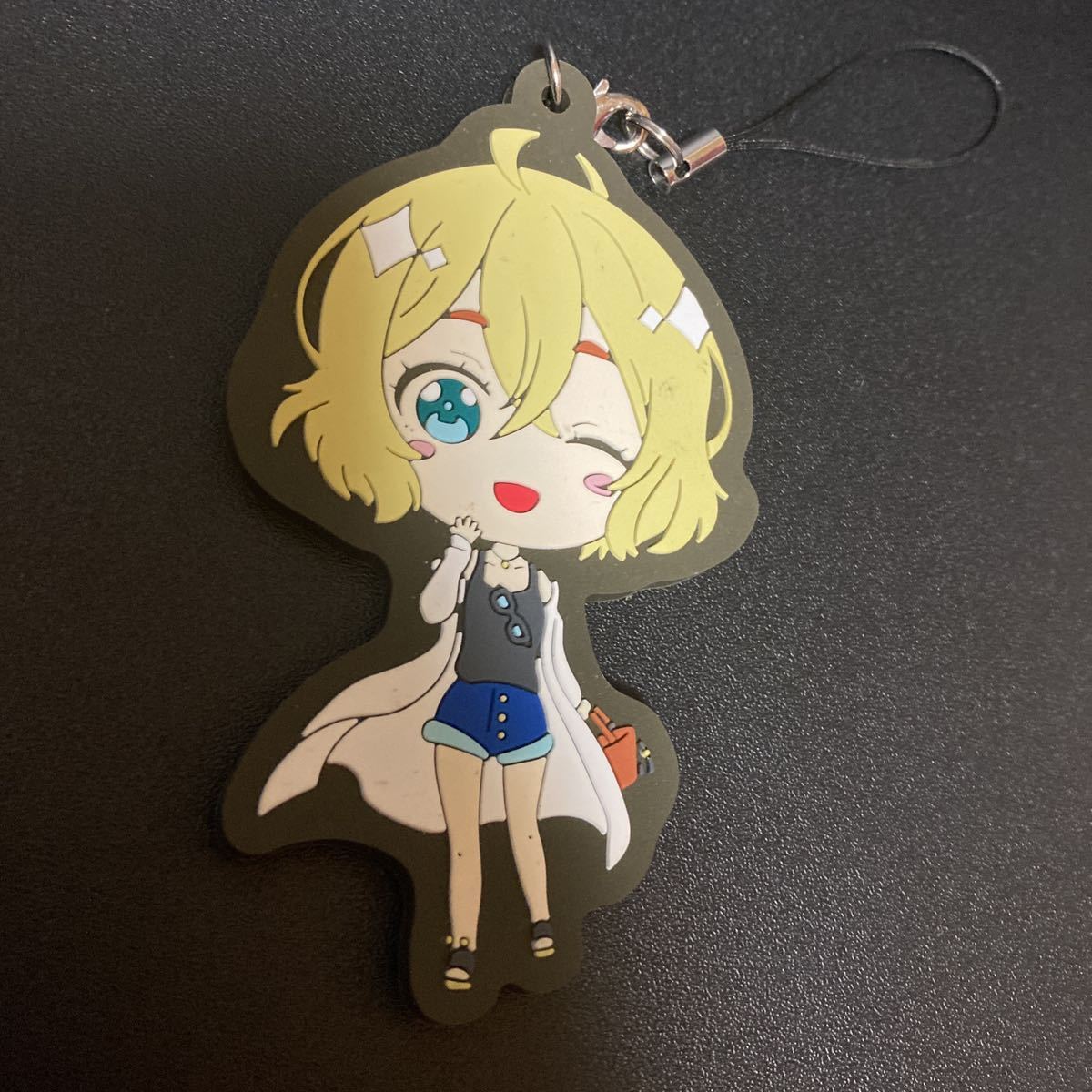 ひこくじ 彼女、お借りします 夏休みのデートファッション C賞 七海麻美 ウィンク ラバーストラップ かのかり キーホルダー グッズ拍卖