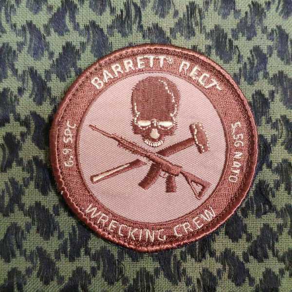 barrett 刺繍パッチ ベルクロ ワッペン サバゲー ワッペン ベルクロ サバゲー 拍卖
