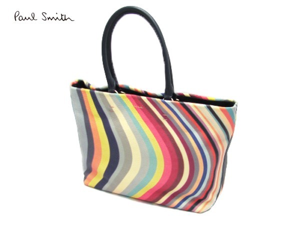 ★新品訳有 ポールスミス スワール トートバッグ ★○32拍卖
