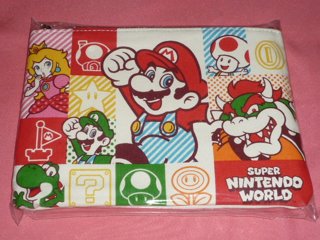 激レア!カワイイ♪ USJ オリジナル!スーパーマリオ キャラクター ポーチ ☆拍卖