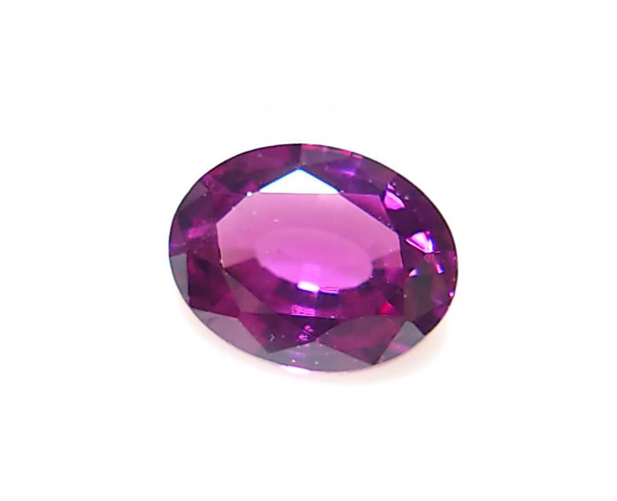 ロードライトガーネット 1.37ct オーバル ルース 微細なカケ(LA-4927)拍卖