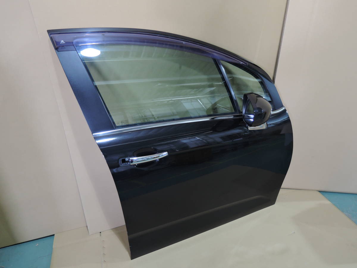 ・ ABA-A55F01 シトロエン C3 純正 【運転席側/フロント右】 ドア 黒系 サイドミラー ハンドル ウィンカー パネル 【部品取り】 C-9904拍卖