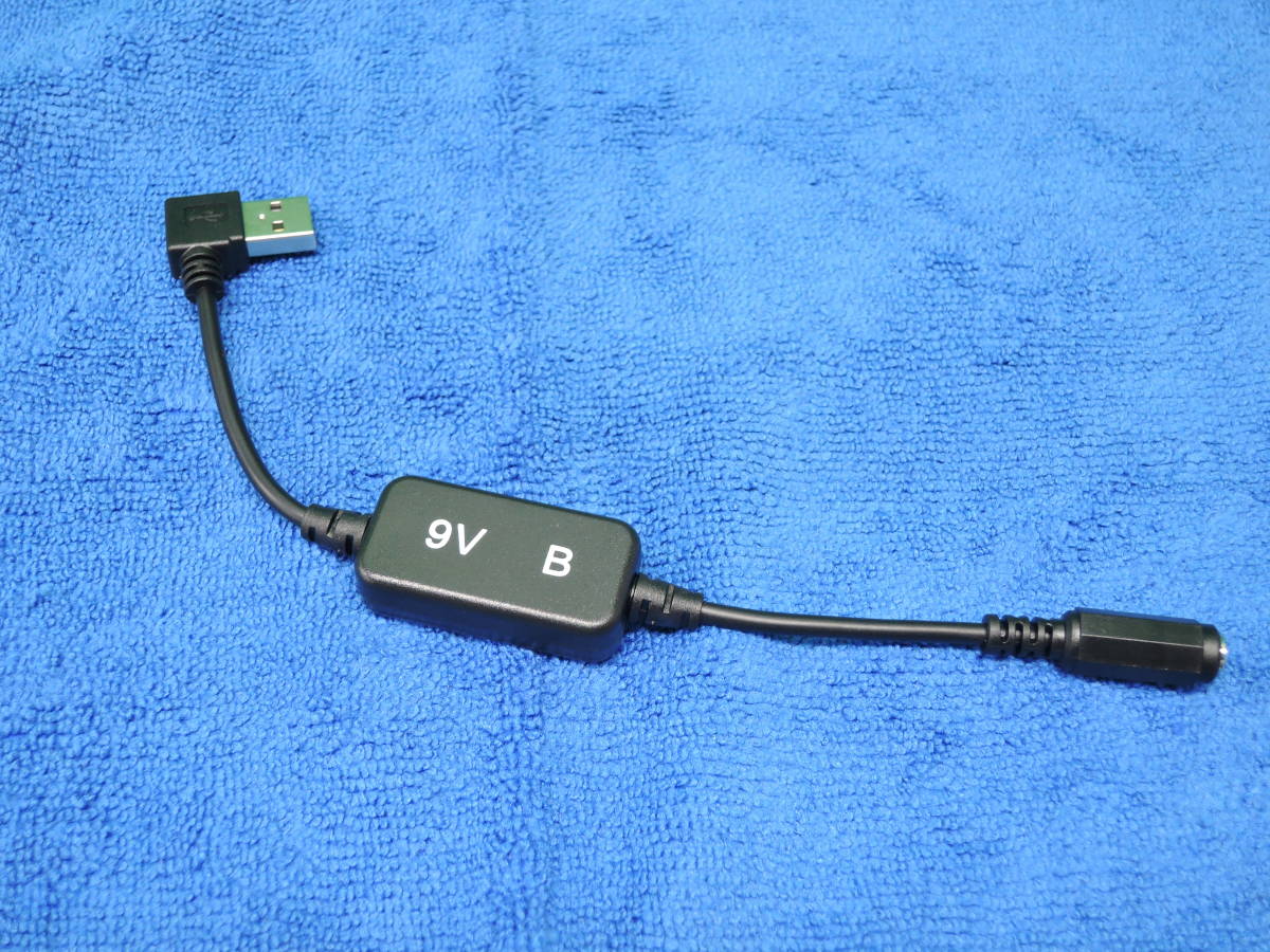 ■送料無料/即納■ バートル サーモクラフトがモバイルバッテリーで使用できる USB昇圧変換ケーブル 9V/電熱パッド/BURTLE/防寒 ②拍卖