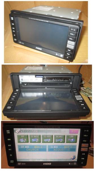 SUZUKI/スズキ HDDナビ&CD 39920-65JZB0-000 DVDビデオ視聴可 中古拍卖
