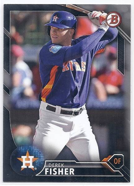 2016 Bowman Draft Derek Fisher Black /499拍卖